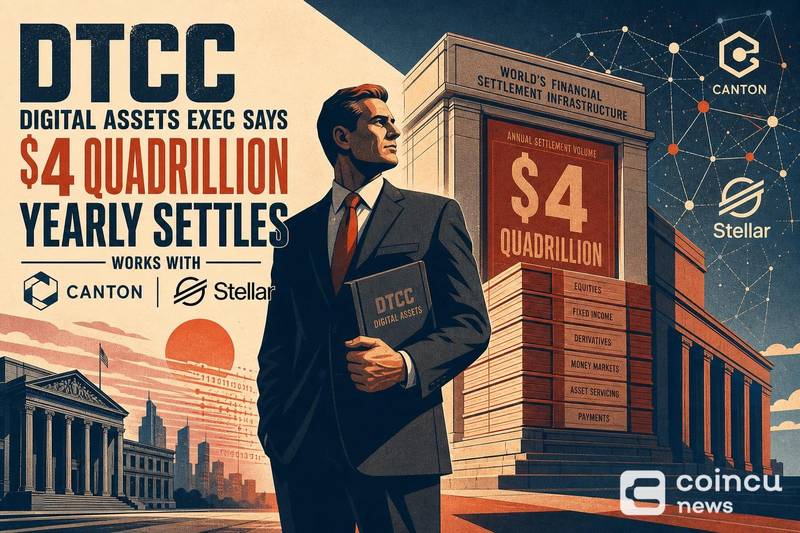 DTCC Digital Assets Exec Says DTCC Settles $4 Quadrillion Yearly, Works With Canton and Stellar