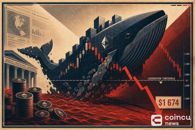 ETH Whale Short Faces Liquidation Risk at $1,674