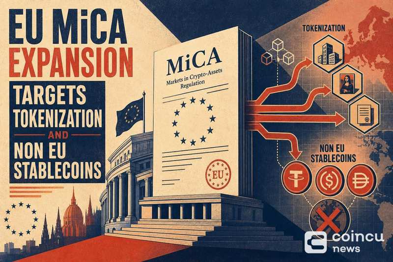 EU MiCA Expansion Targets Tokenization and Non-EU Stablecoins