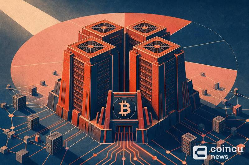 Data Shows Four Largest Bitcoin Mining Pools Control Over 70% of Hash Rate