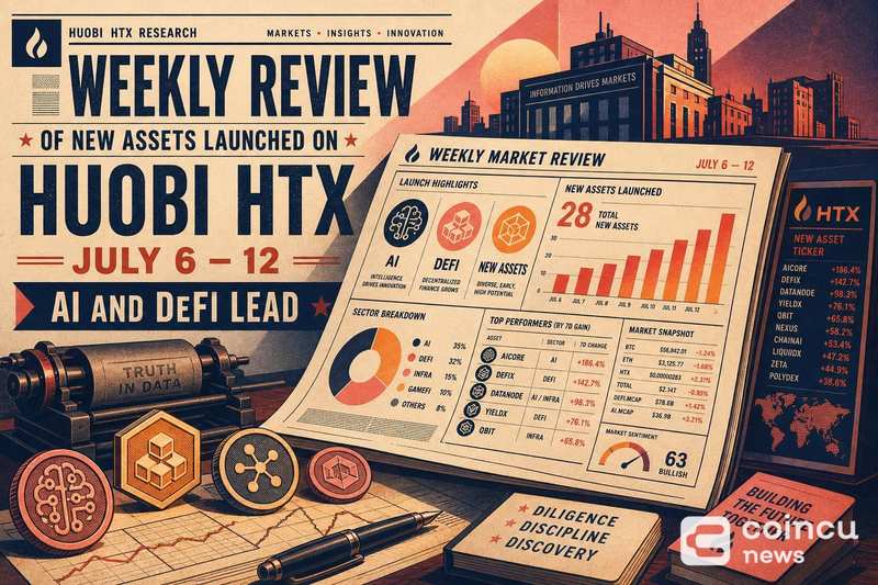Weekly Review of New Assets Launched on Huobi HTX (July 6-12): AI and DeFi Lead