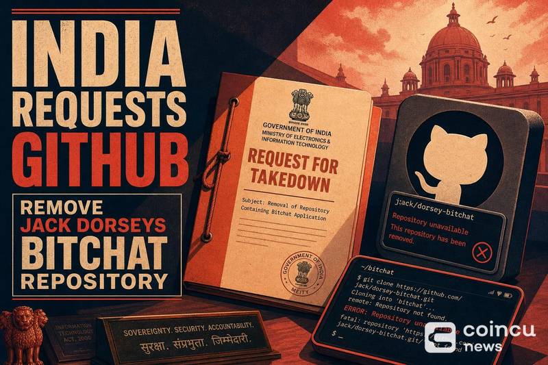 India Requests GitHub Remove Jack Dorsey’s Bitchat Repository