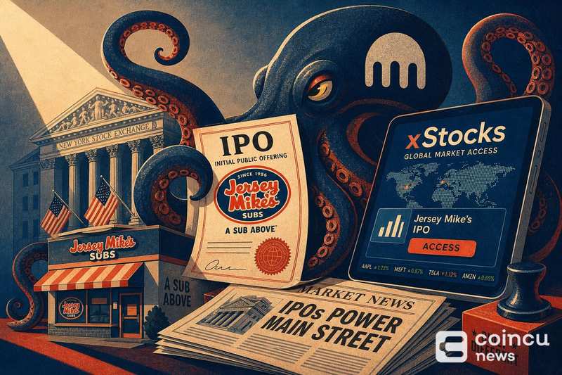 Kraken Jersey Mike’s IPO Access Opens via xStocks