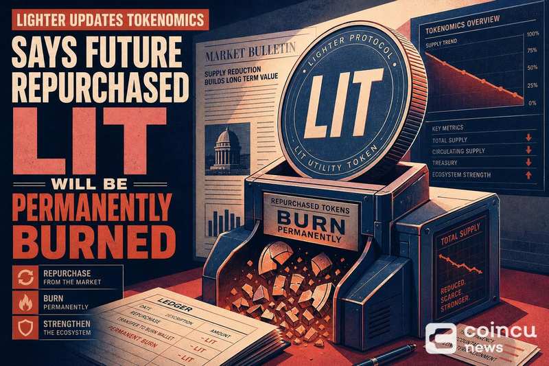 Lighter Updates Tokenomics, Says Future Repurchased LIT Will Be Permanently Burned