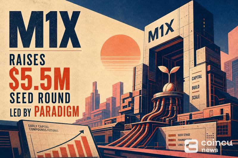 M1X Raises $5.5M Seed Round Led by Paradigm