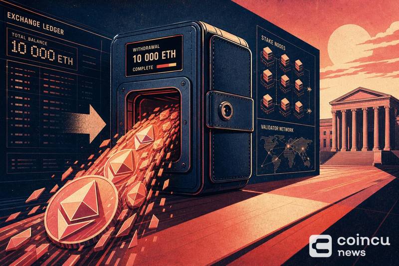 New Wallet Withdraws 10,000 ETH From Binance, Stakes Full Amount