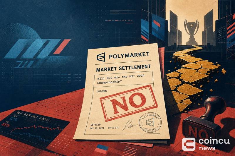 Polymarket settles BLG Golden Road market as No after MSI title miss