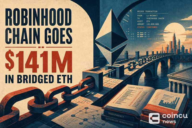 Robinhood Chain Goes Live With $141M in Bridged ETH