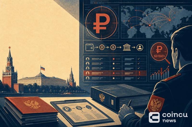 Russia to Monitor Crypto Transactions Above 60,000 Rubles