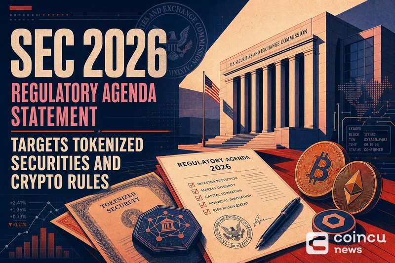 SEC 2026 Regulatory Agenda Statement Targets Tokenized Securities and Crypto Rules