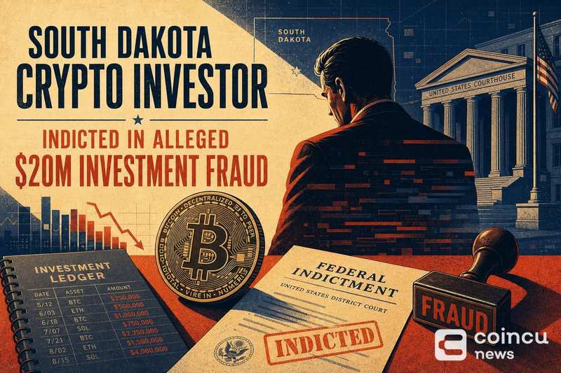South Dakota Crypto Investor Indicted in Alleged $20M Investment Fraud