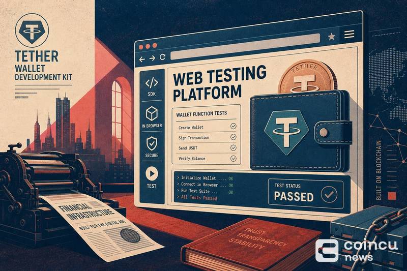 Tether Wallet Development Kit Launches Web Testing Platform for In-Browser Wallet Function Testing