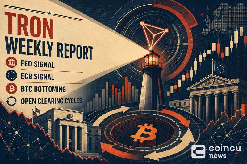 TRON Weekly Report: Fed-ECB Signal, BTC Bottoming, Open Clearing Cycles