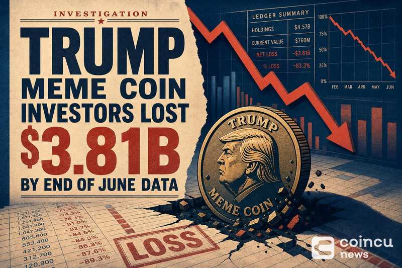 TRUMP Meme Coin Investors Lost $3.81B by End of June: Data