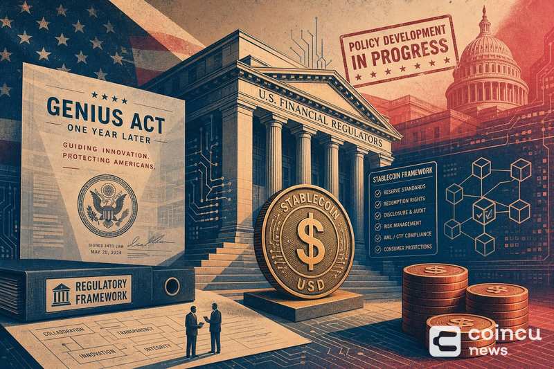U.S. Regulators Develop Stablecoin Rules One Year After GENIUS Act