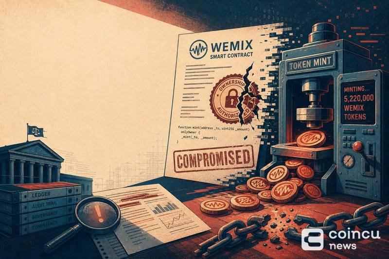 WEMIX Contract Ownership Compromised, 5.22M Tokens Illegally Minted