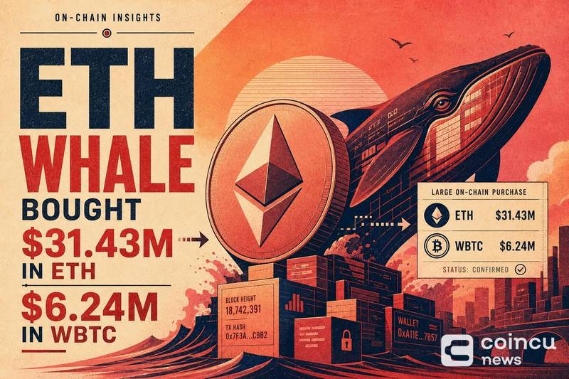 ETH Whale Bought $31.43M in ETH and $6.24M in WBTC