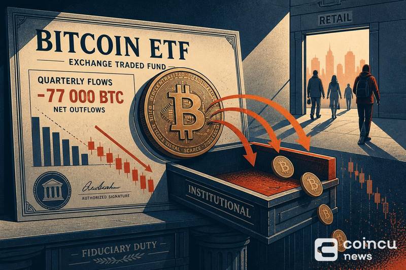 Bitcoin ETFs Lost 77,000 BTC in One Quarter as Retail Exits