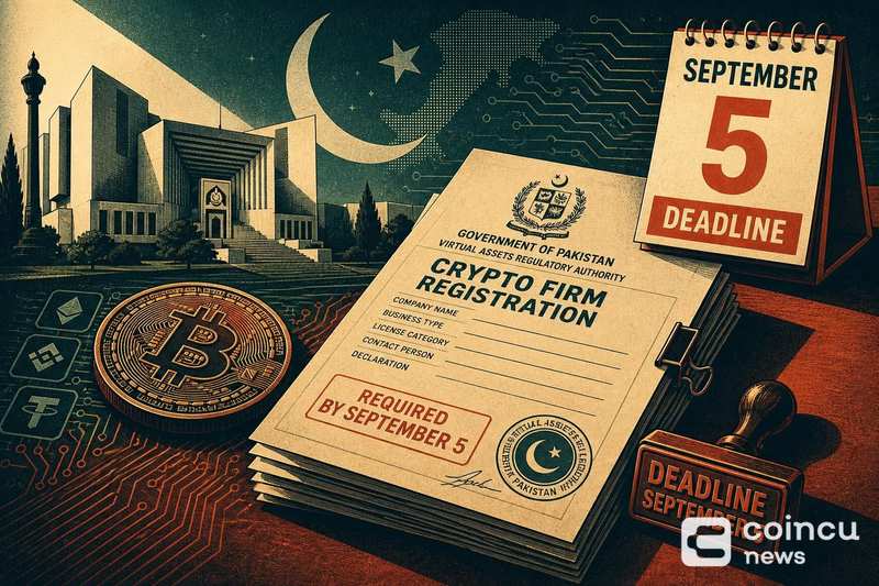Pakistan Sets September 5 Deadline for Crypto Firms to Register