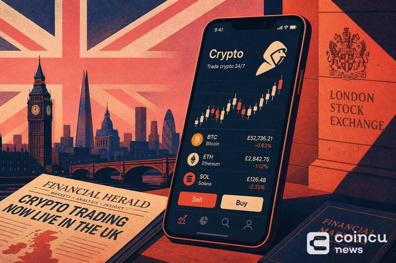 Robinhood Launches Crypto Trading in the UK Through Its App