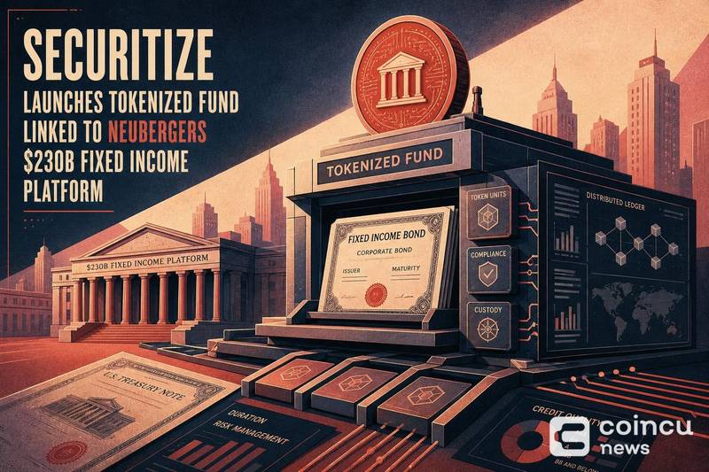 Securitize Launches Tokenized Fund Linked to Neuberger’s $230B Fixed-Income Platform
