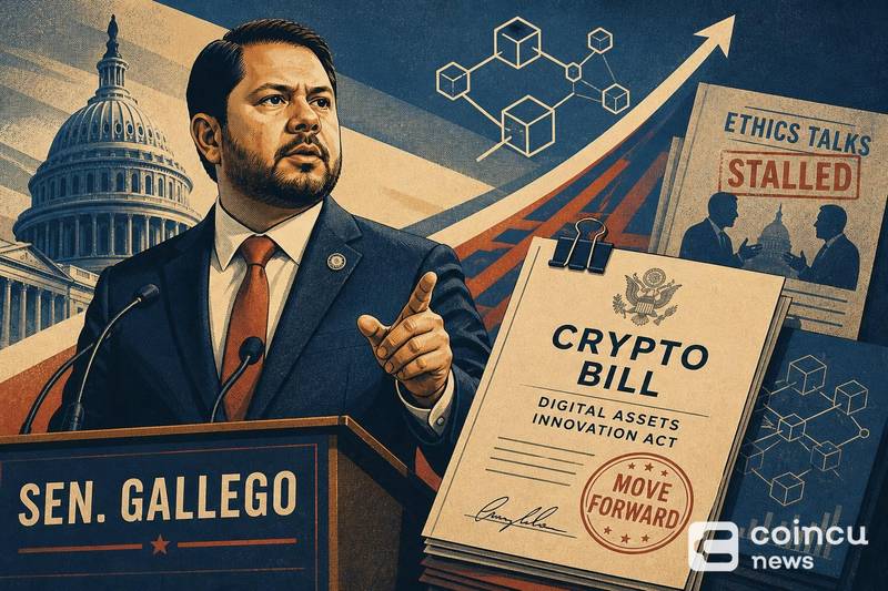 Sen. Gallego Says Congress Can Still Advance Crypto Bill Despite Stalled Ethics Talks