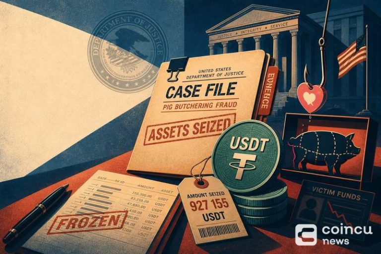 US DOJ Seizes 927,155 USDT in Pig-Butchering Fraud Case
