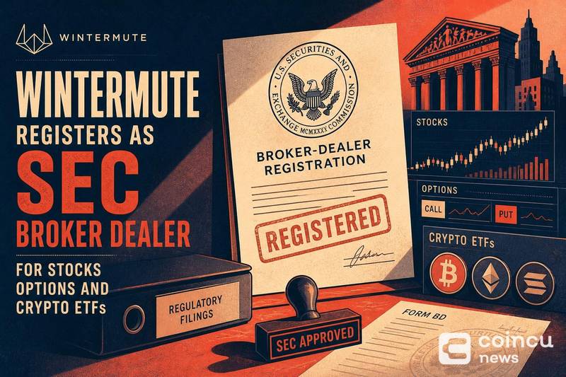 Wintermute Registers as SEC Broker-Dealer for Stocks, Options and Crypto ETFs