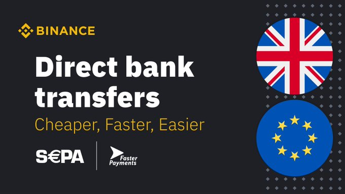 Binance Reopens EUR and GBP Bank Transfers through SEPA and Faster Payments