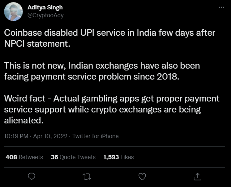 India's Crypto Exchanges Has Decrease Drastically When The 30% Crypto Tax Implemented