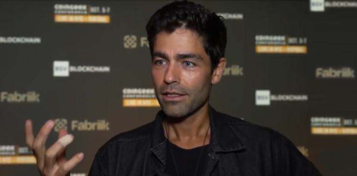 Adrian Grenier: Crypto can 'fix a lot of the systems that are broken'