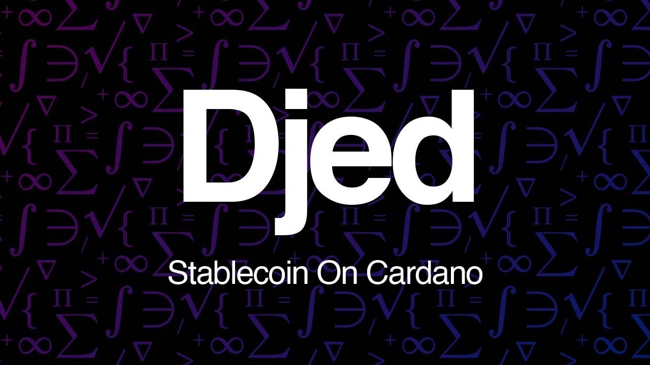 Djed Cardanos First Stablecoin