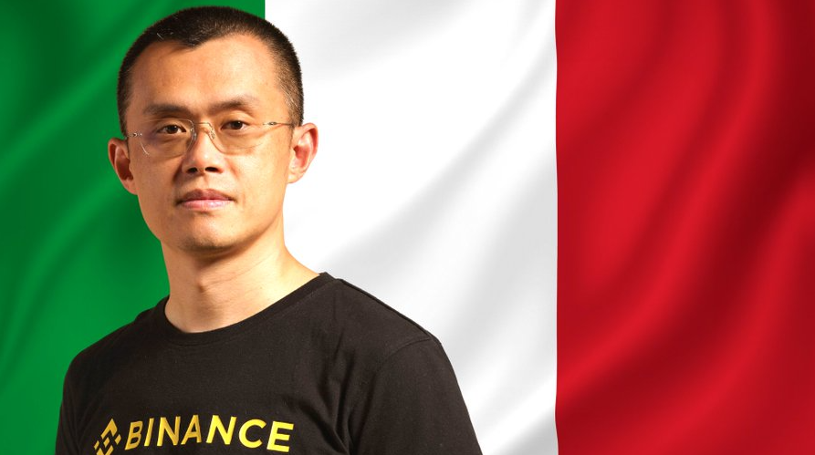 Binance moves to set up shop in Italy