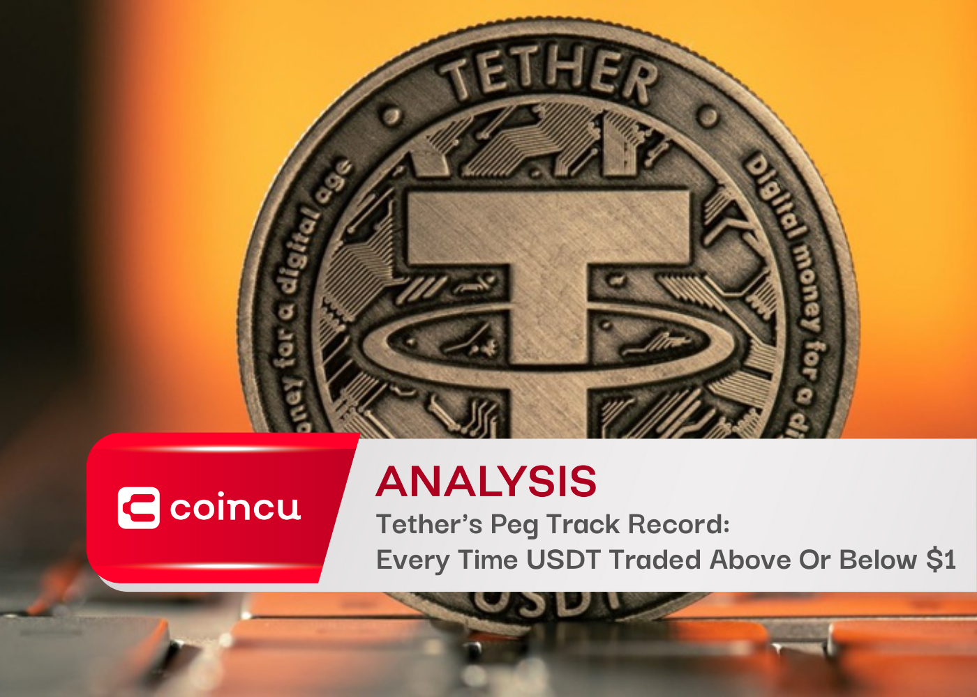 Tether's Peg Track Record: