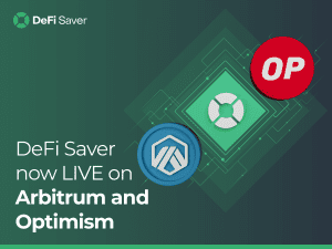 DeFi Saver app expands to Arbitrum and Optimism