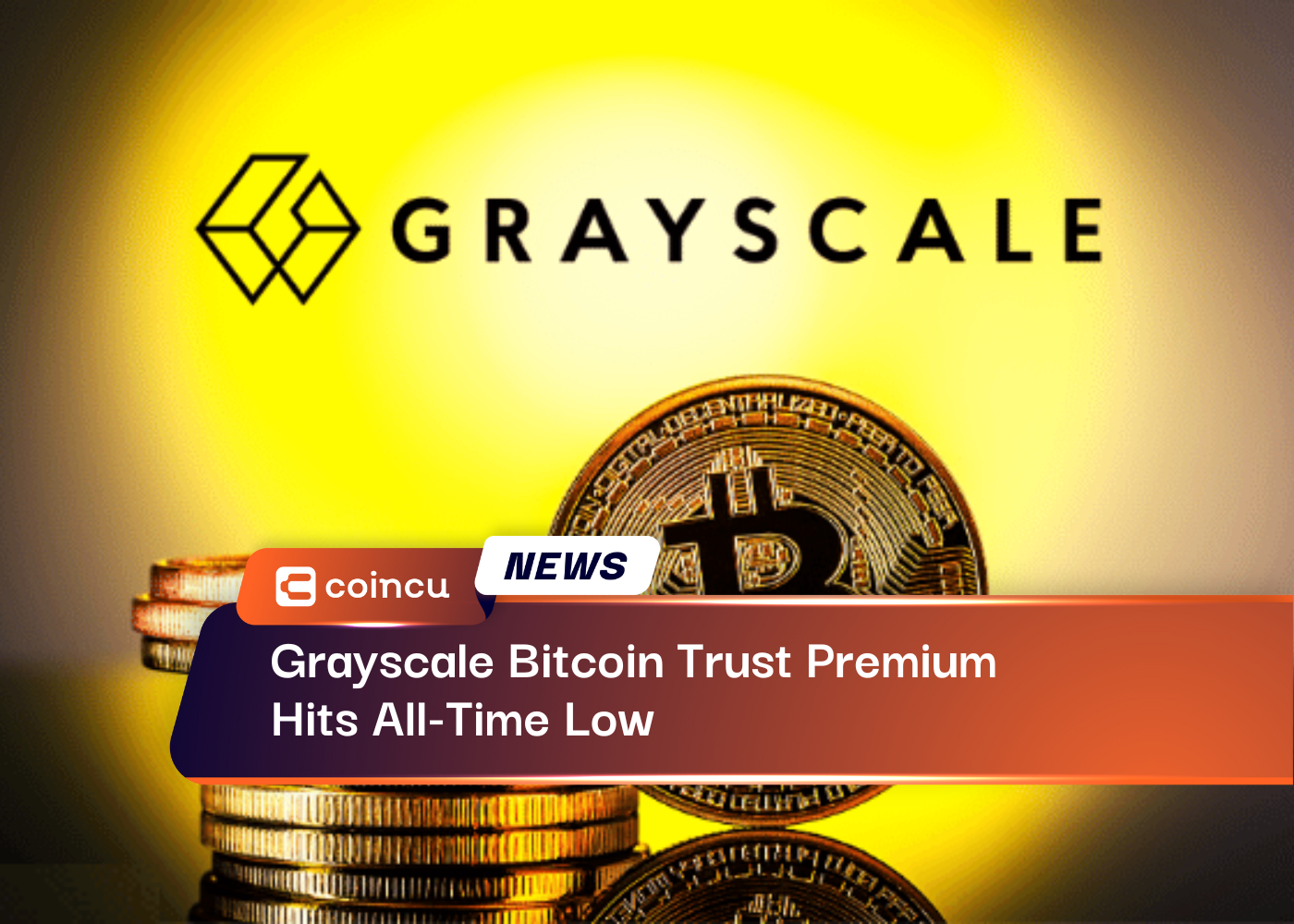 Grayscale Bitcoin Trust Premium Hits All-Time Low