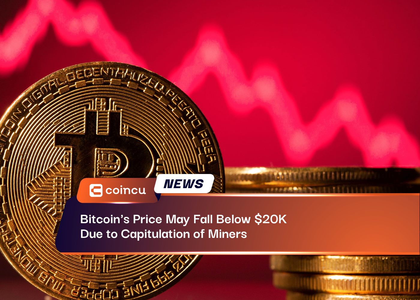 Der Bitcoin-Preis könnte aufgrund der Kapitulation der Bergleute unter 20 US-Dollar fallen