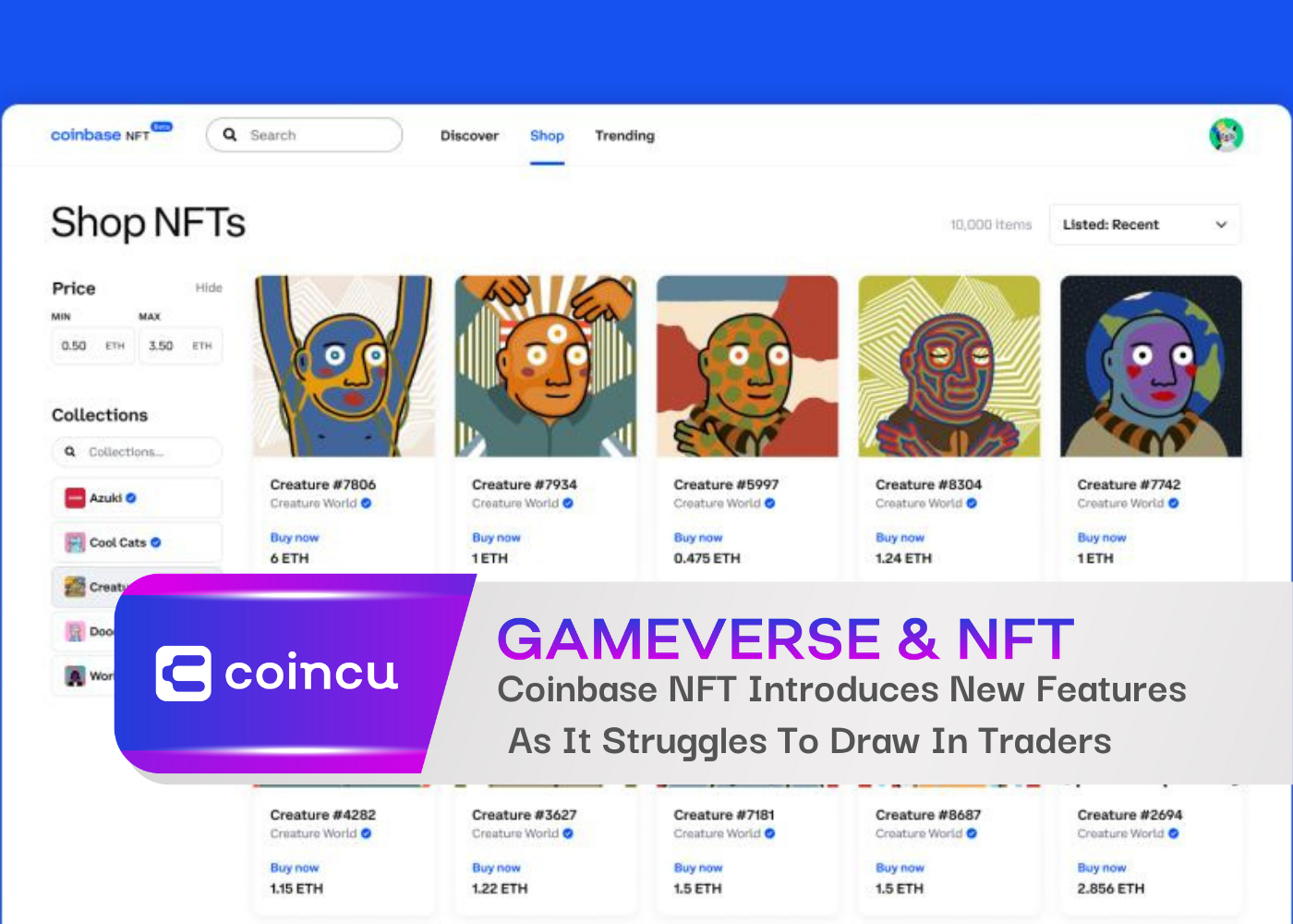 Coinbase NFT Introduces New Features