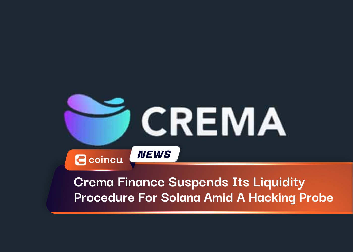 Crema Finance Suspends Its Liquidity