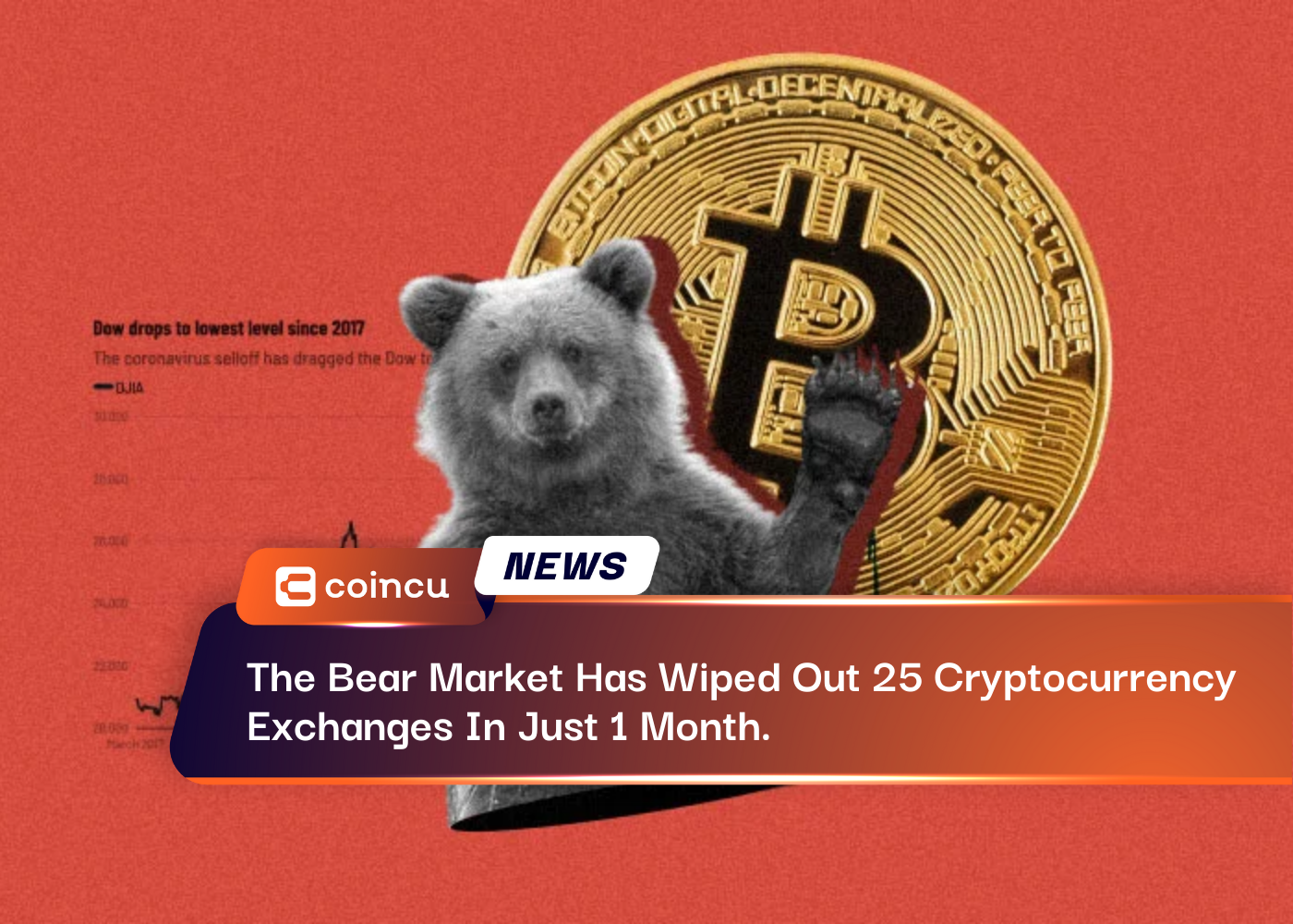 The Bear Market Has Wiped Out 25 Cryptocurrency Exchanges In Just 1 Month.