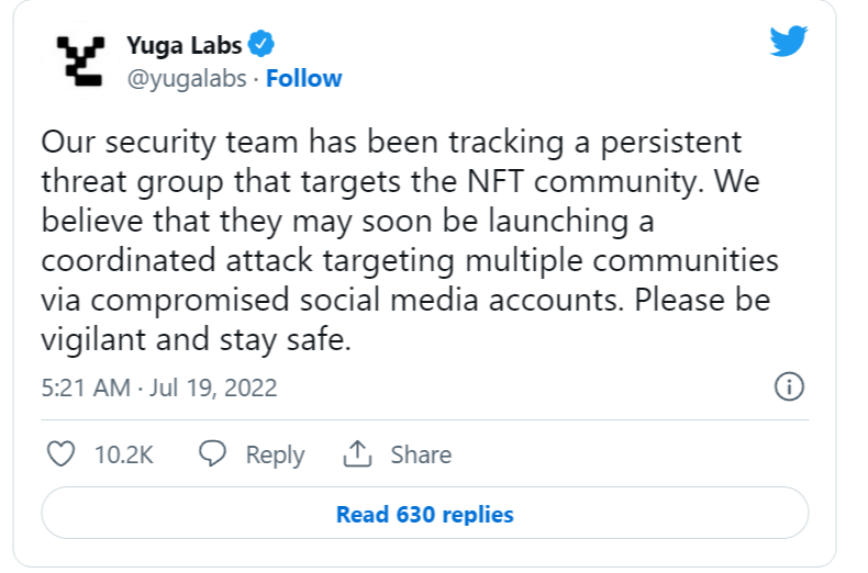 Influencer Zeneca Become The Latest Victim Of Hackers 2 yuga labs