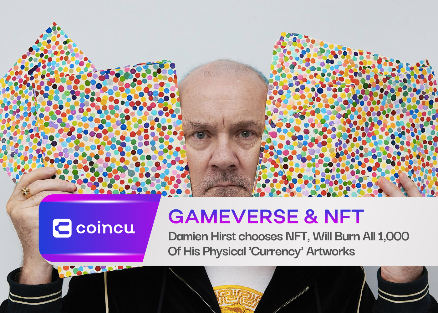 Damien Hirst chooses NFT, Will Burn All 1,000 Of His Physical 'Currency' Artworks