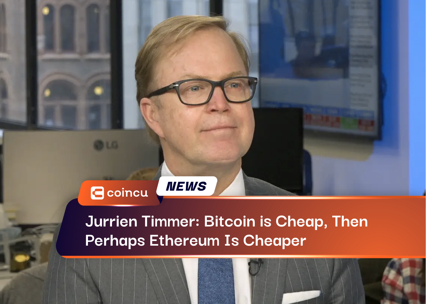 Jurrien Timmer: Bitcoin is Cheap, Then Perhaps Ethereum Is Cheaper