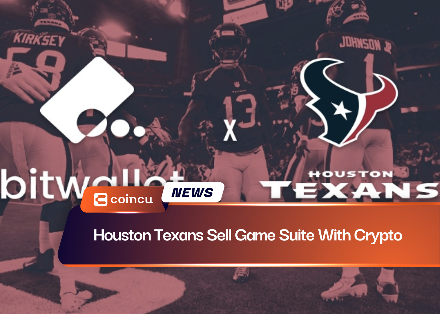 Houston Texans는 암호화폐로 게임 제품군을 판매합니다