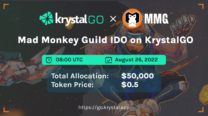 Mad Monkey Guild Launch IDO Event On KrystalGO 1 Mad Monkey Guild Launch IDO Event On KrystalGO