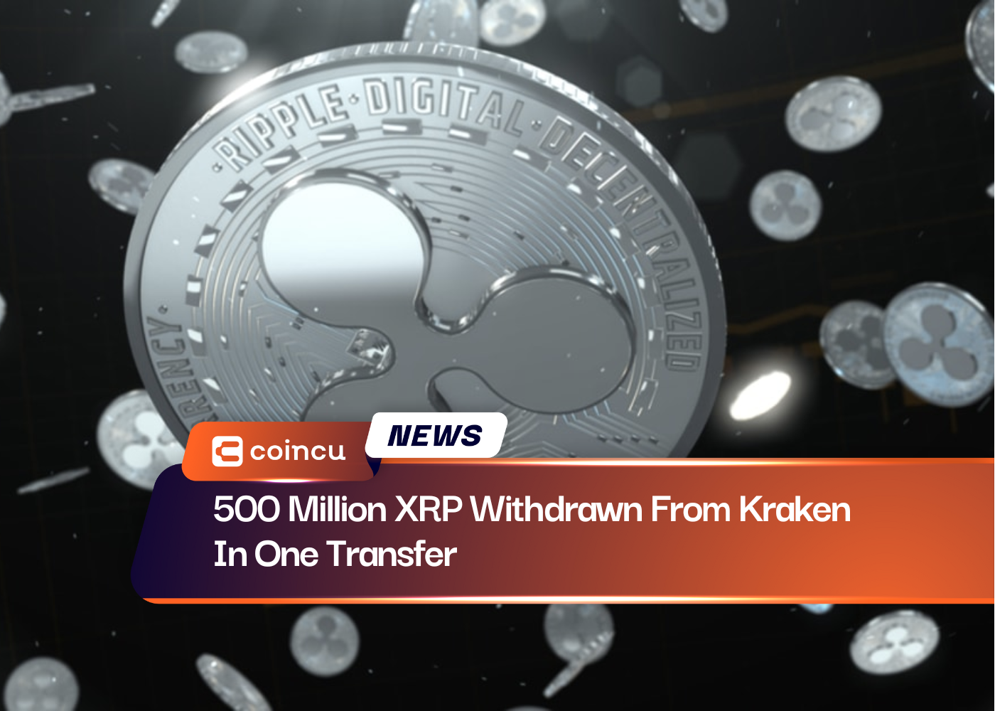 500 Million XRP Withdrawn From Kraken In One Transfer