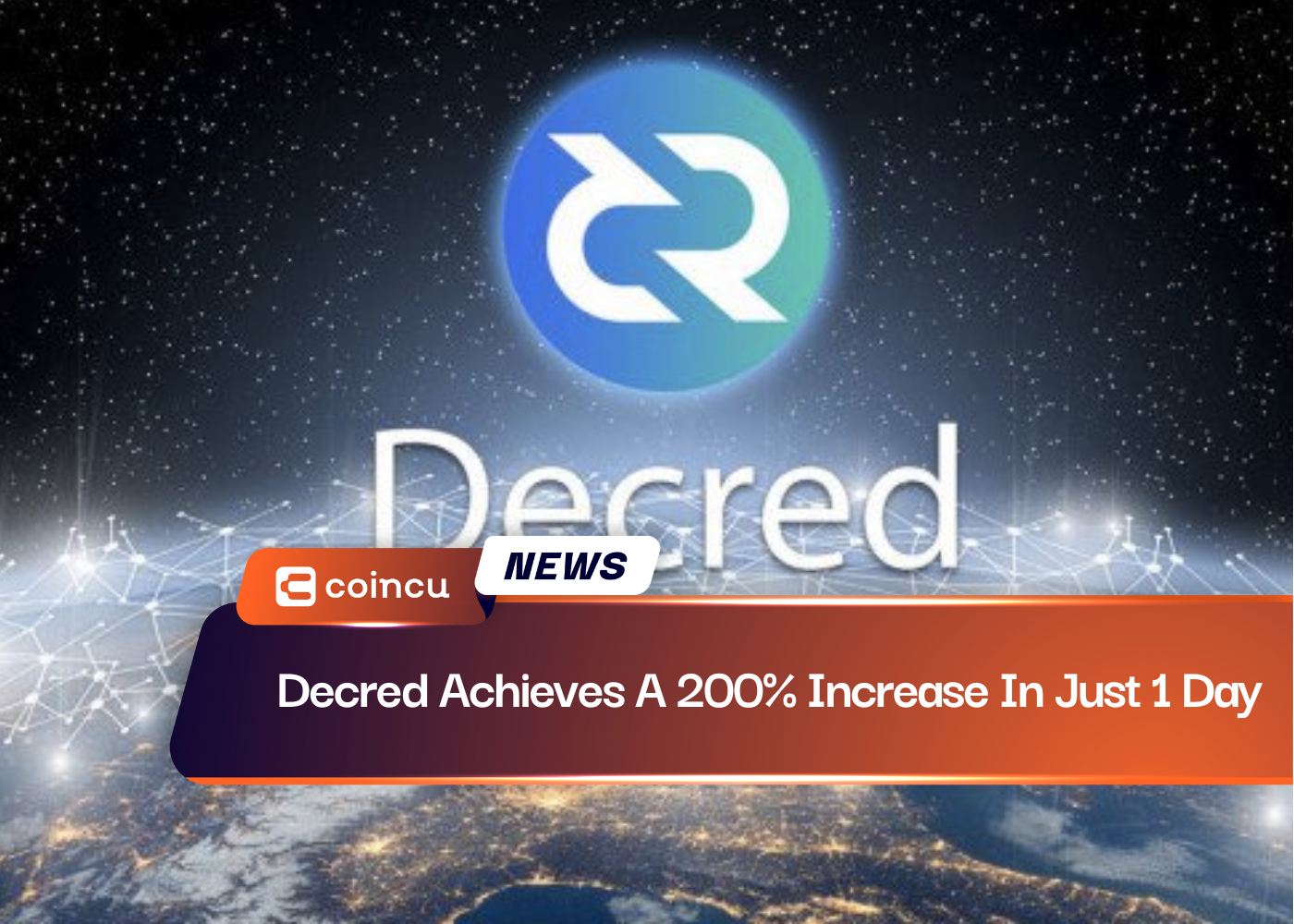 Decred Achieves A 200% Increase In Just 1 Day
