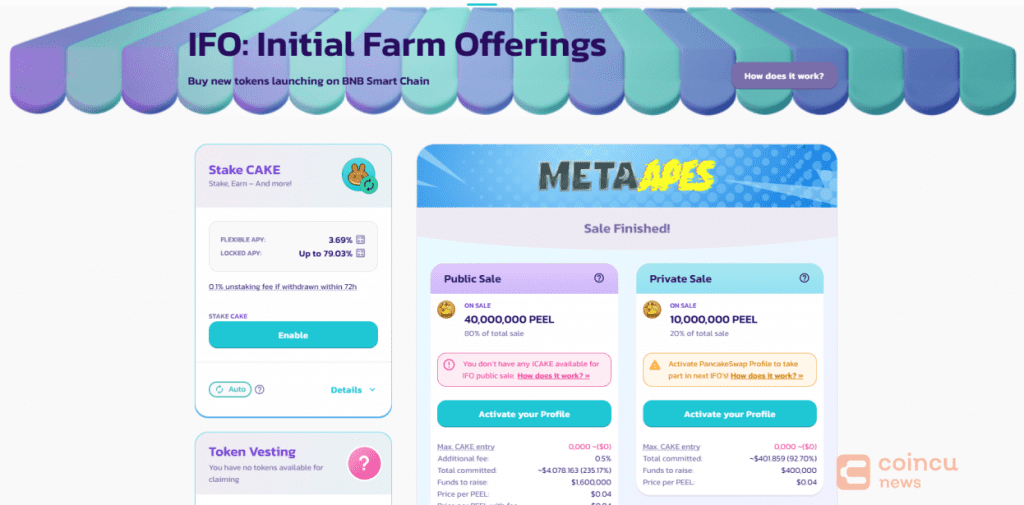 Crypto 101: IFO (Initial Farm Offering) | Instructions to participate in IFO on Pancakeswap