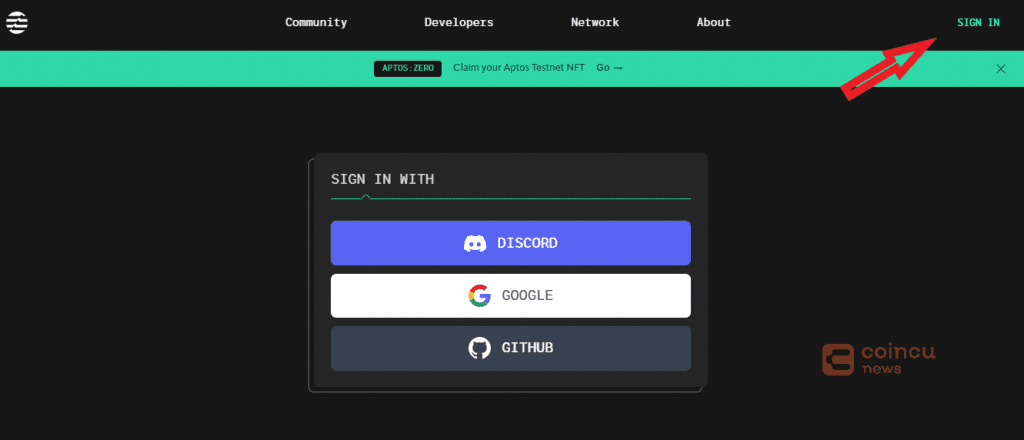 Aptos: Guide Claim Testnet NFT
