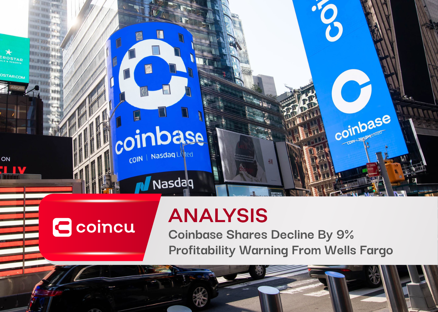 Coinbase Shares Decline By 9